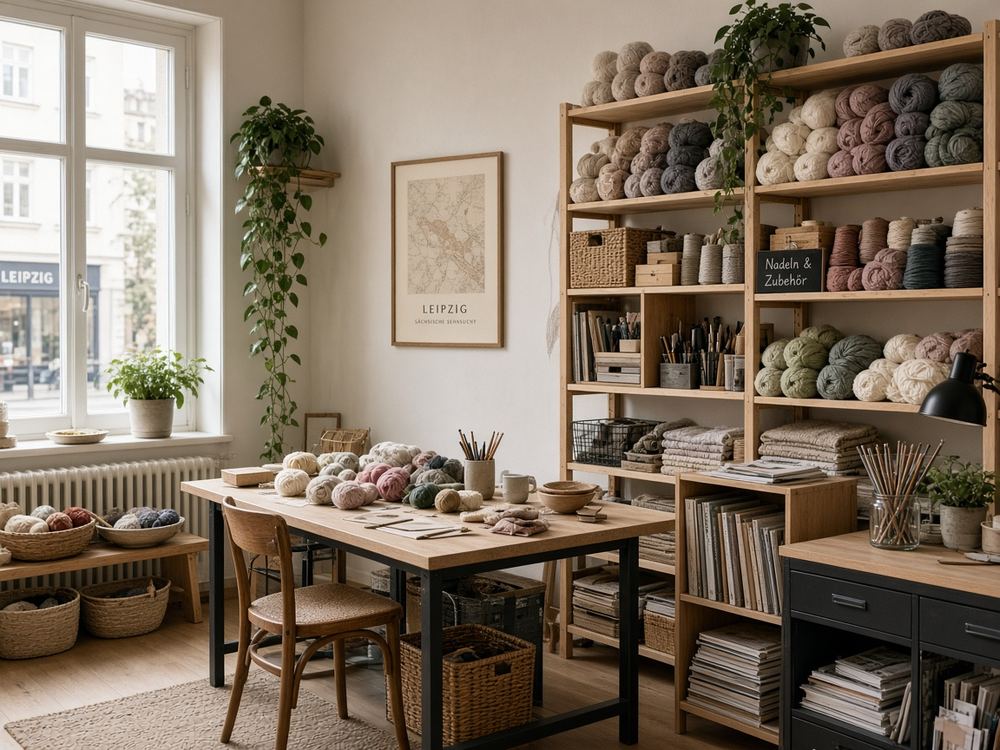 About the Knitting / crochet atelier studio at Lunar Shadow Atelier