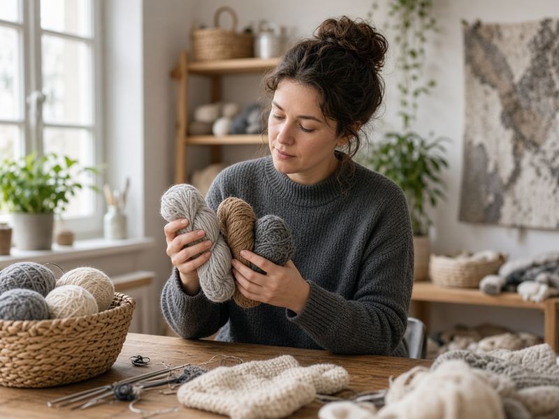 Yarn consult at Lunar Shadow Atelier